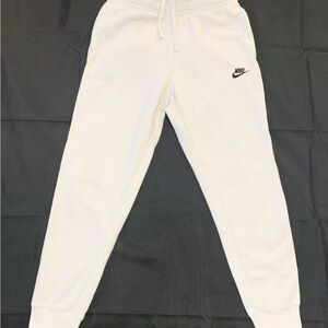 Nike White Jogger Pants